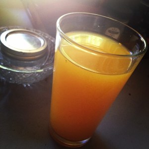 tumeric lemonadeglass